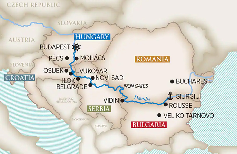 eastern-danube-river-cruise-map